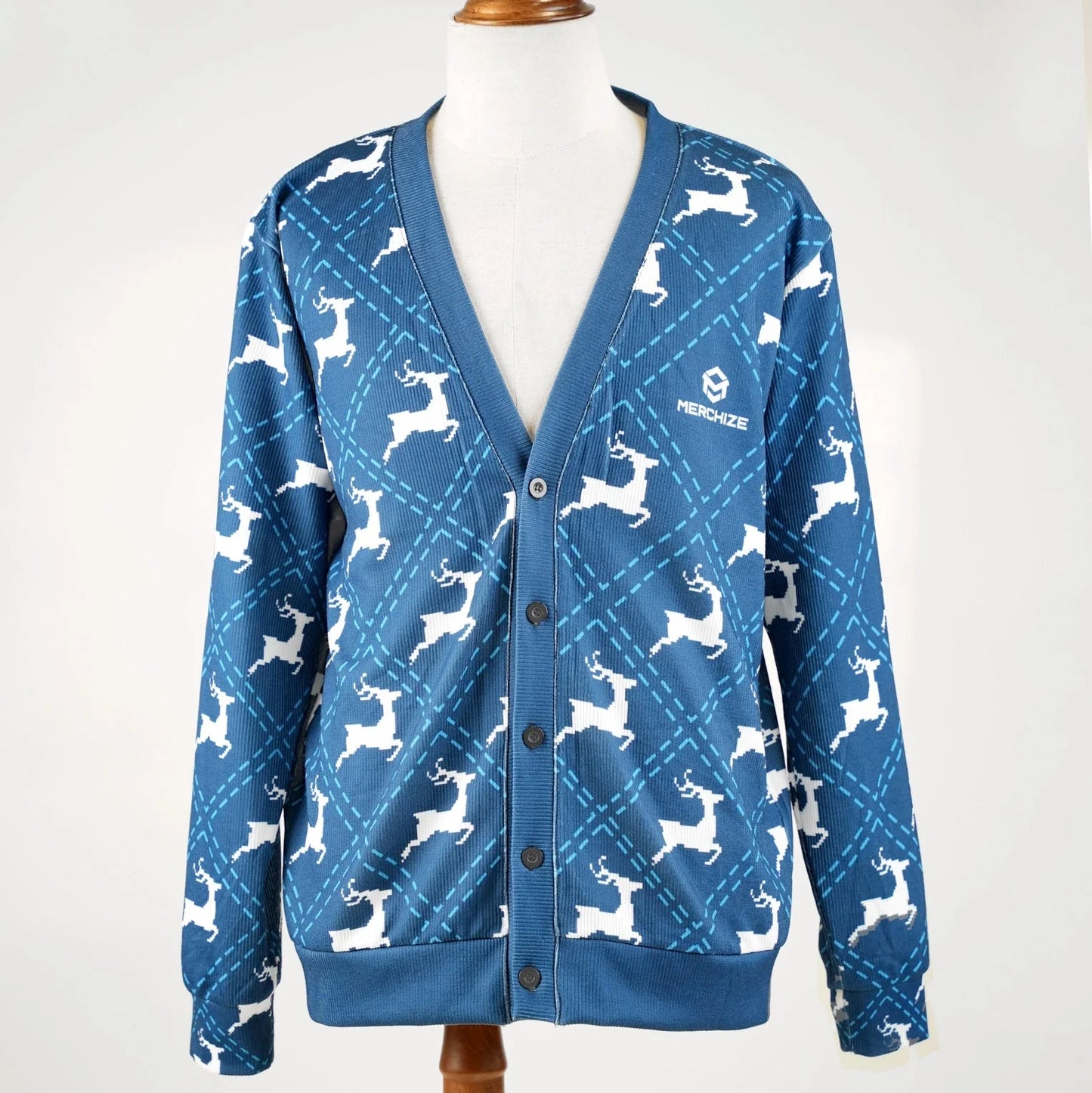 Unisex All Over Print Knitted Cardigan – Cozy, Stylish &amp; Premium Quality