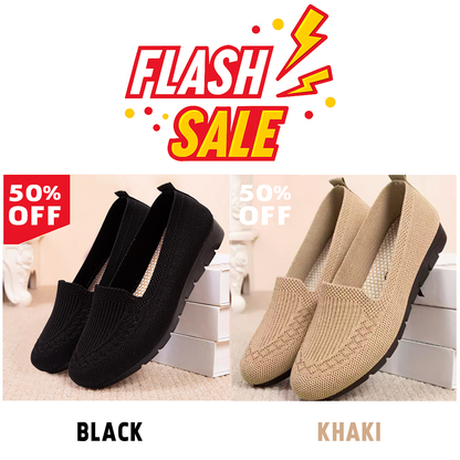 Women’s Orthopedic Knit Comfort Loafers – Slip-Resistant Walking Shoes