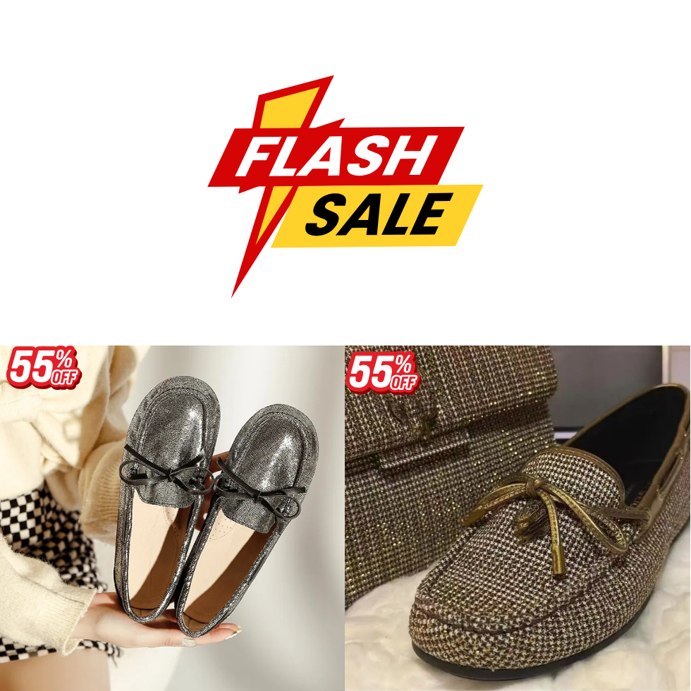 2025 Women’s Genuine Leather Flat Shoes – Casual Slip-On Loafers, Soft Moccasins for Daily Wear & Driving