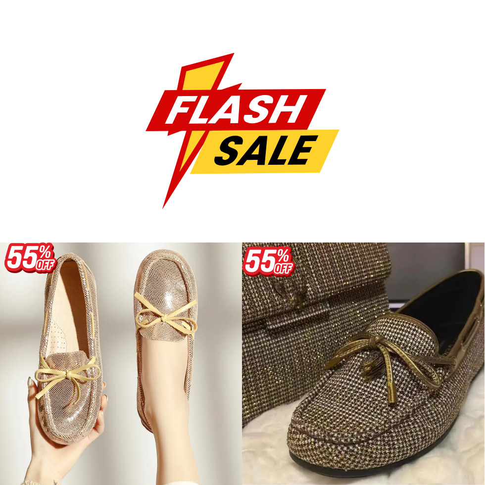 2025 Women’s Genuine Leather Flat Shoes – Casual Slip-On Loafers, Soft Moccasins for Daily Wear & Driving